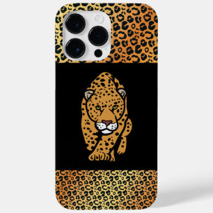 Ilustração Bold Leopardo Exótica e Padrão da Pele