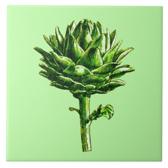 Ilustração Botânica Vintage, Artichoke (Frente)