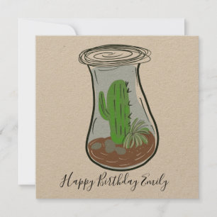 Ilustração Cactus Jar Greenery