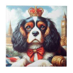 Ilustração Cavalier King Charles Spaniel