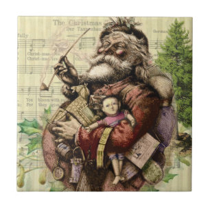 Ilustração Clássica do Papai Noel por Thomas Nast
