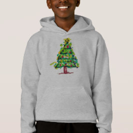 Ilustração Colorida de Árvore de Natal