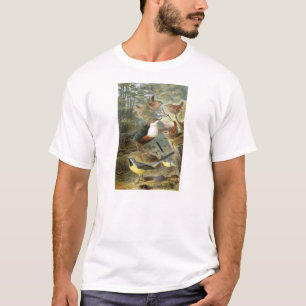 Ilustração colorida do vintage da camisa dos