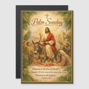 Ilustração da Entrada Triunfal do Domingo de Ramos