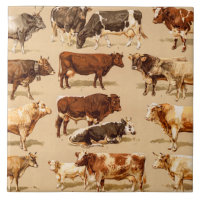 Ilustração da fazenda das vacas de leiteria de