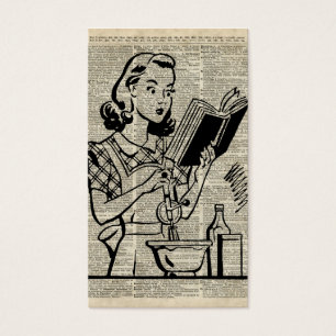Ilustração da menina do cozinhar sobre a página