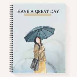 Ilustração da Mulher Amarela Azul de Mola Molhada