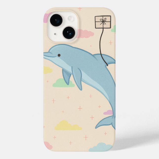 Ilustração das Letras de Entrega de Golfinhos Voad (Verso)