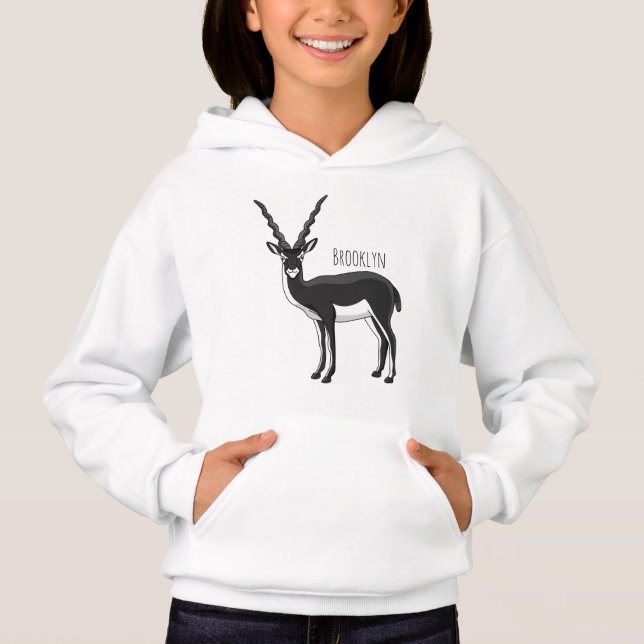 Ilustração de antílope Blackbuck (Frente)