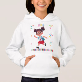 Ilustração de Aprendizado ABC 123 de Menina de Esc
