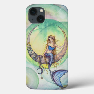 Ilustração de Arte de Sereia em Aquarela Lua Cobal