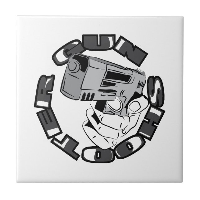 Ilustração de atirador de arma (Frente)