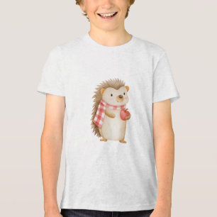 Ilustração de berçário de ouriço bebê em aquarela 