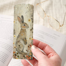 Ilustração de Coelho Quimérico e Flores