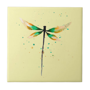Ilustração de cor de água doce Dragonfly