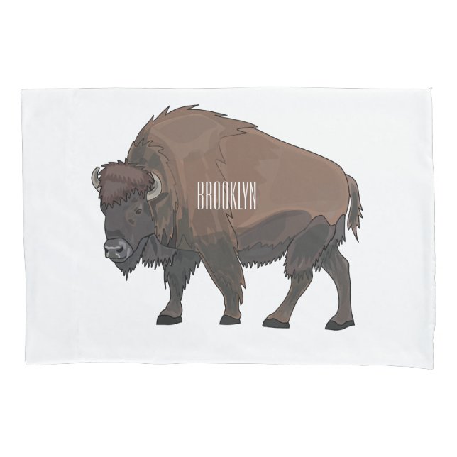 Ilustração de desenho animado Bison (Frente)