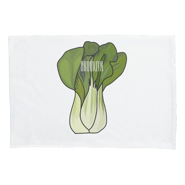 Ilustração de desenho animado Bok choy (Frente)