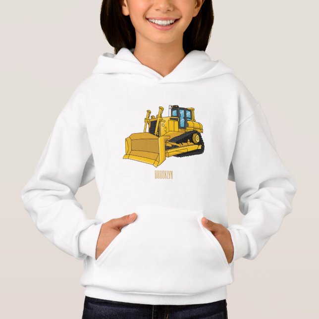 Ilustração de desenho animado Bulldozer (Frente)