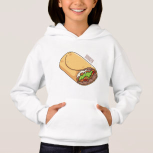 Ilustração de desenho animado burrito