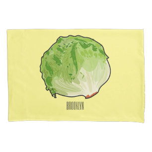 Ilustração de desenho animado de alface