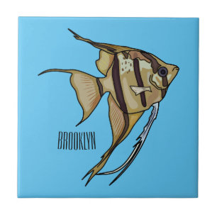 Ilustração de desenho animado de Angelfish