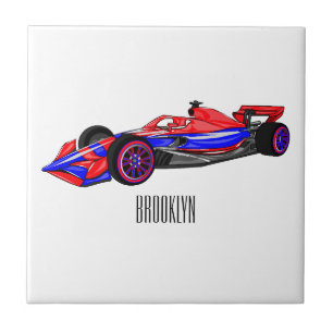 Ilustração de desenho animado de automóveis de cor