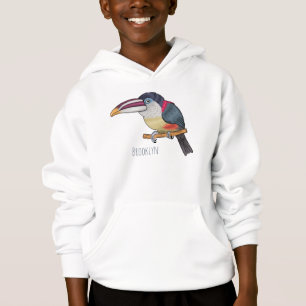 Ilustração de desenho animado de aves do caracari