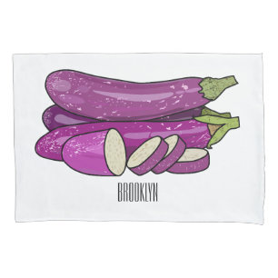 Ilustração de desenho animado de beringela