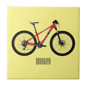 Ilustração de desenho animado de bicicleta