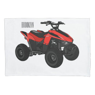 Ilustração de desenho animado de bicicleta atv