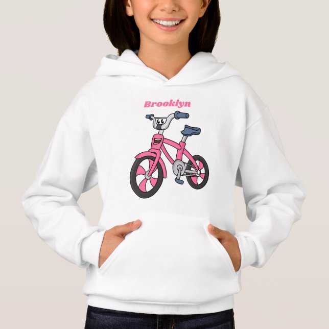 Ilustração de desenho animado de bicicleta de cria (Frente)