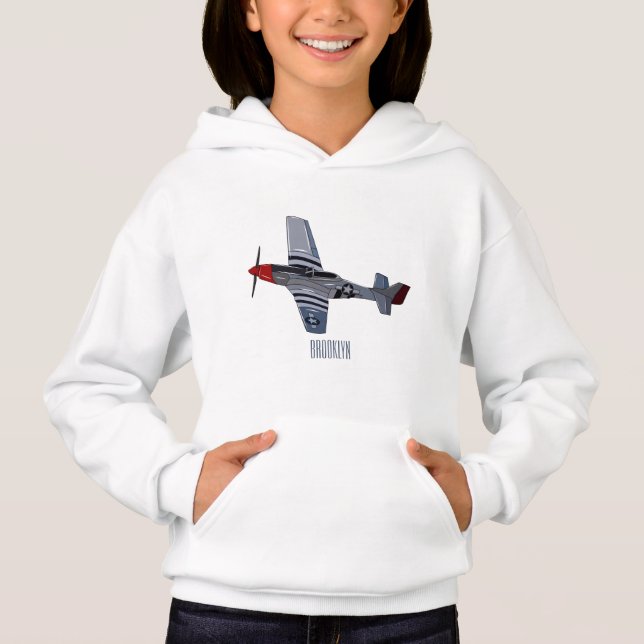 Ilustração de desenho animado de bombardeiro (Frente)