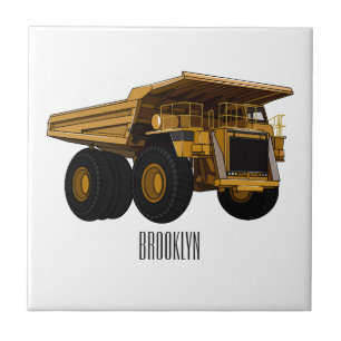 Ilustração de desenho animado de caminhão Haul