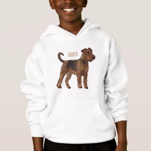 Ilustração de desenho animado de cão Airedale terr