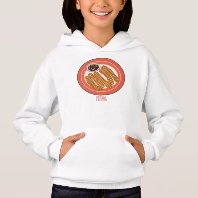 Ilustração de desenho animado de Churro (Frente)