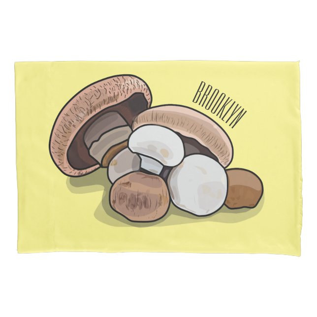Ilustração de desenho animado de cogumelo (Frente)