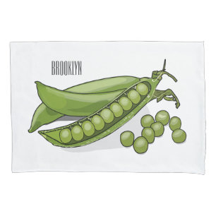 Ilustração de desenho animado de ervilha