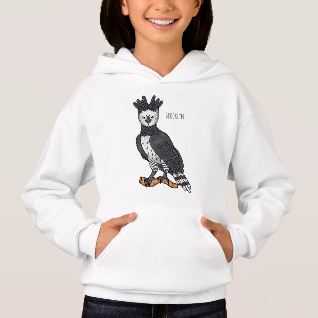 Ilustração de desenho animado de Harpy eagle (Frente)