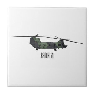 Ilustração de desenho animado de helicóptero do ex