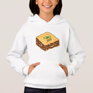 Ilustração de desenho animado de Lasagna