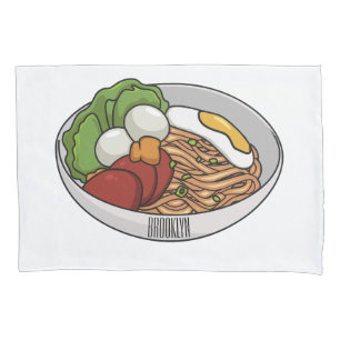 Ilustração de desenho animado de macarrão