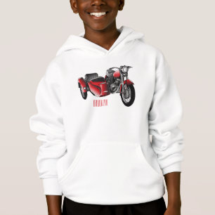 Ilustração de desenho animado de motociclo Sidecar