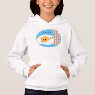 Ilustração de desenho animado de ovo e bacon em ka