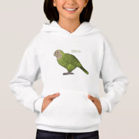 Ilustração de desenho animado de pássaro Kakapo