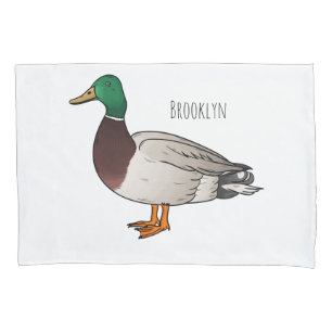 Ilustração de desenho animado de pato-reais
