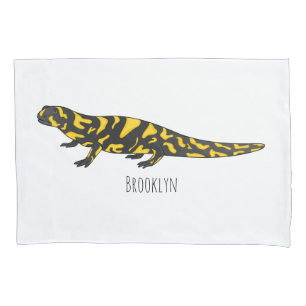 Ilustração de desenho animado de salamandra-tigre