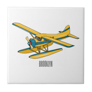 Ilustração de desenho animado de Seaplane
