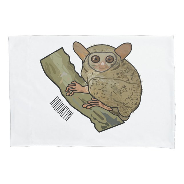 Ilustração de desenho animado de Tarsier (Frente)