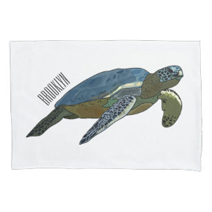 Ilustração de desenho animado de tartaruga marinha