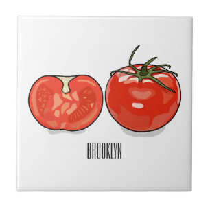 Ilustração de desenho animado de tomate